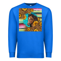 True Royal quarter horse aztec pattern Premium Sweatshirt - LillyAllenDesigns