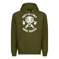 Army Green pretty girls make graves Premium Hoodie - tuanDangUi
