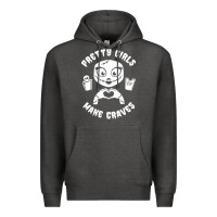 Charcoal Heather pretty girls make graves Premium Hoodie - tuanDangUi