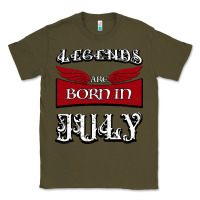 Army Green Legends are born in July Classic Tee - Bettercallsaul