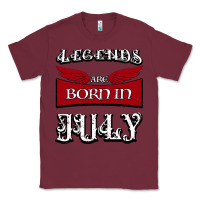 Burgundy Legends are born in July Classic Tee - Bettercallsaul