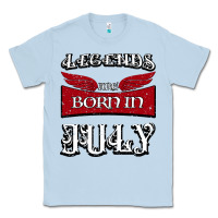 Dusty Blue Legends are born in July Classic Tee - Bettercallsaul