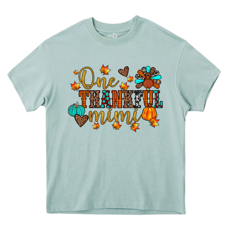 One Thankful Mimi Heavy Core Tee by JahusDesignShop | Teevron