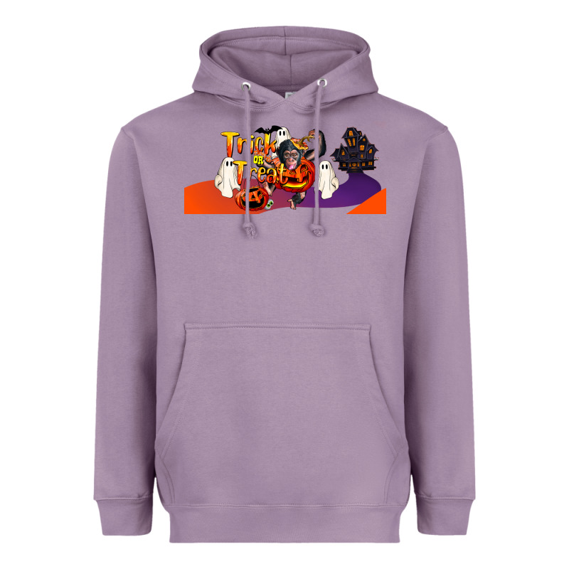 Trick Or Treat Baby Chimpanzee Heavyweight Hoodie by LillyAllenDesigns | Teevron