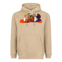 Mushroom Trick Or Treat Baby Chimpanzee Heavyweight Hoodie - LillyAllenDesigns