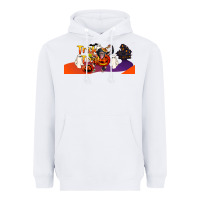 White Trick Or Treat Baby Chimpanzee Heavyweight Hoodie - LillyAllenDesigns