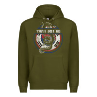 Army Green Tang Soo Do Hoodie Martial Arts Gift Dragon Korean Premium Hoodie - tuanDangUi