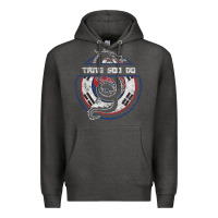 Charcoal Heather Tang Soo Do Hoodie Martial Arts Gift Dragon Korean Premium Hoodie - tuanDangUi