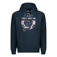 Navy Tang Soo Do Hoodie Martial Arts Gift Dragon Korean Premium Hoodie - tuanDangUi