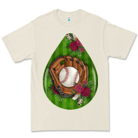 Bone baseball and western roses teardrop  4 Premium Tee - BundleAndBundleShop
