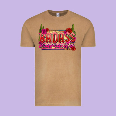 Badass Mamacita Vintage Tee Designed By Texasbilliewilder