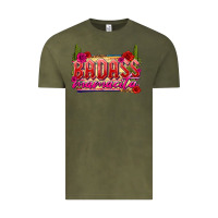 Vintage Olive Badass Mamacita Vintage Tee - texasbilliewilder
