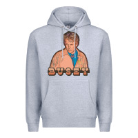 Heather Grey gary busey Premium Hoodie - tuanDangUi