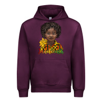 Mauve Wine juneteenth black boy Urban Hoodie - BarkalooDesign