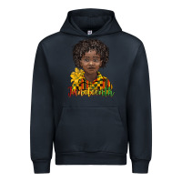 Navy juneteenth black boy Urban Hoodie - BarkalooDesign