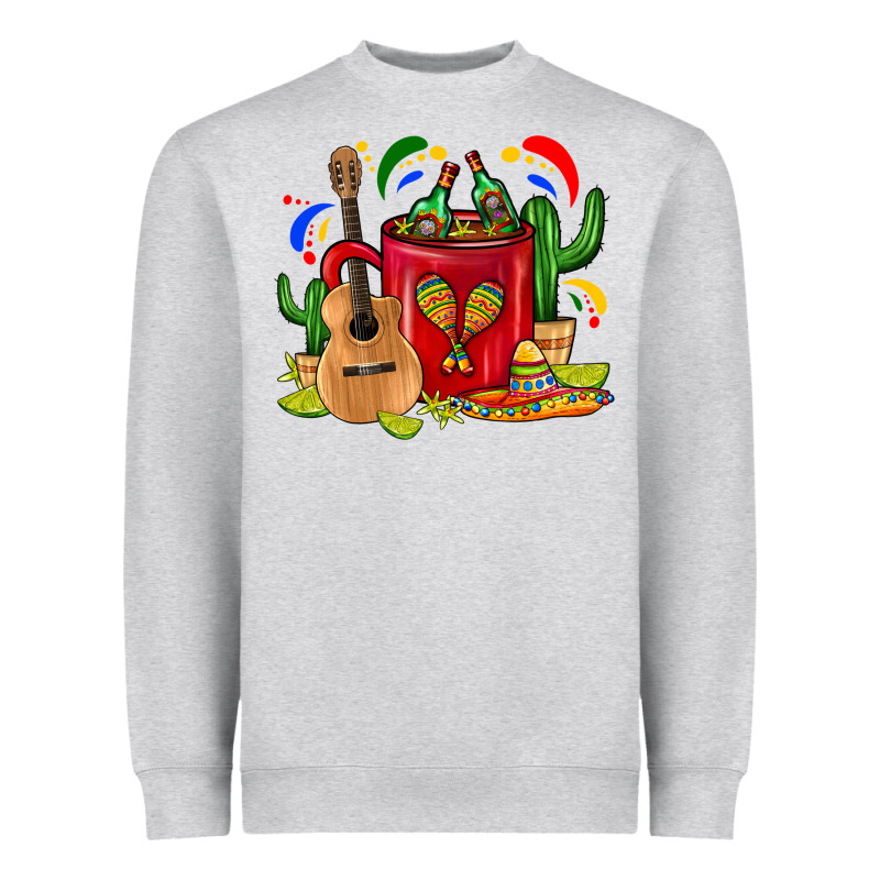 Mexico Coffee Mug Heavyweight Sweatshirt by FaDigitalArtStudio | Teevron