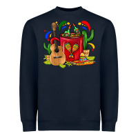 Navy Mexico Coffee Mug Heavyweight Sweatshirt - FaDigitalArtStudio