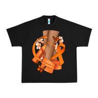 Black Kidney Cancer diva orange ribbon Urban Heavy Tee - NancyCooperArtShop