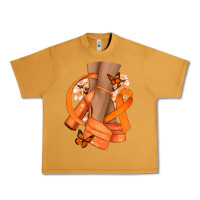 Peanut Butter Kidney Cancer diva orange ribbon Urban Heavy Tee - NancyCooperArtShop