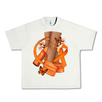 Pistachio Kidney Cancer diva orange ribbon Urban Heavy Tee - NancyCooperArtShop