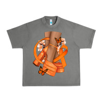 Tornado Kidney Cancer diva orange ribbon Urban Heavy Tee - NancyCooperArtShop