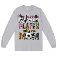 Moon Dust my favorite soccer player calls me mom Long Sleeve Tee - CowGirlArtShop