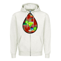 Oatmeal Heather mexican teardrop  4 Zipper Hoodie - BundleAndBundleShop