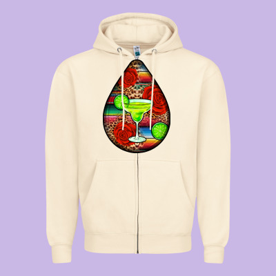 Mexican Teardrop  4 Zipper Hoodie Designed By Bundleandbundleshop