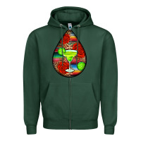 Sports Green mexican teardrop  4 Zipper Hoodie - BundleAndBundleShop