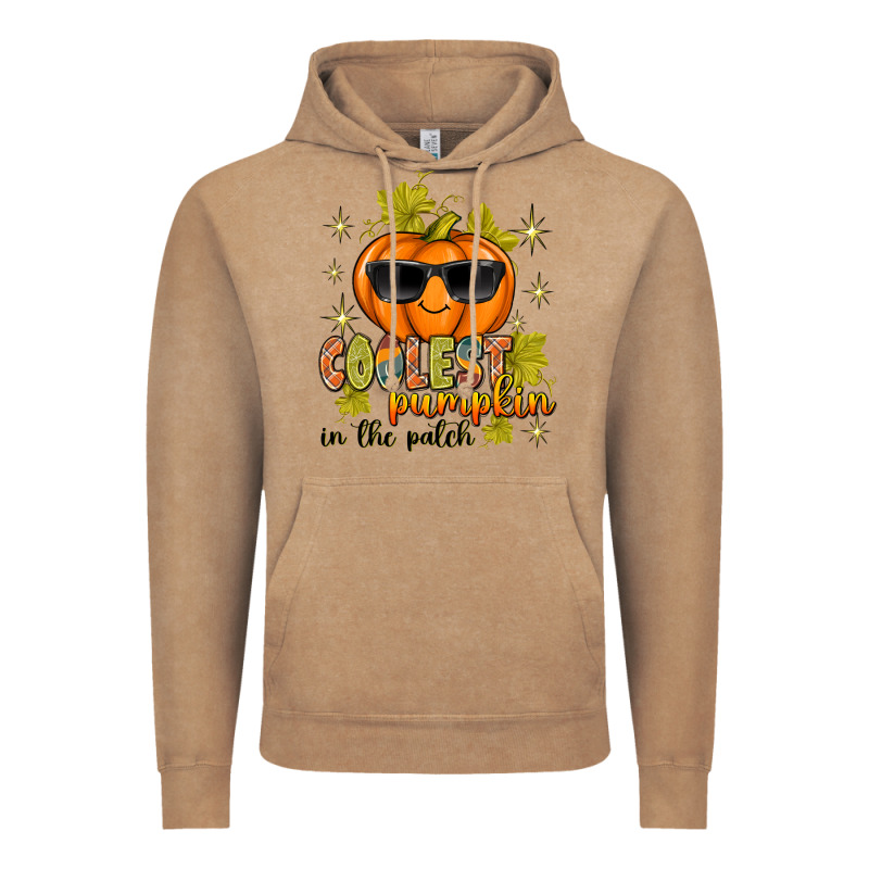 Coolest Pumpkin In The Patch Vintage Hoodie by texasbilliewilder | Teevron