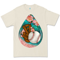 Bone baseball and western roses teardrop  3 Premium Tee - BundleAndBundleShop