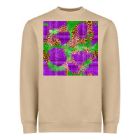 Mushroom Mardi Gras leopard Seamless Pattern Heavyweight Sweatshirt - FaDigitalArtStudio