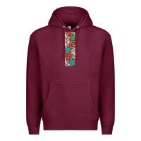 Burgundy baseball pen wraps Premium Hoodie - BundleAndBundleShop