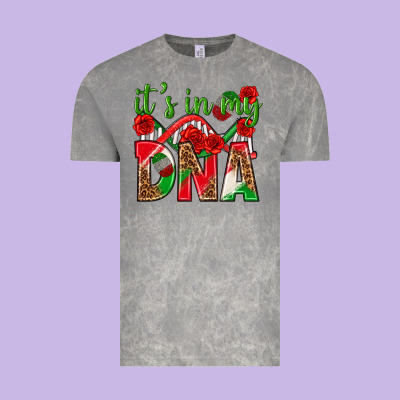 It's In My Dna Mexico Vintage Tee Designed By Texasbilliewilder