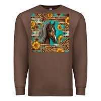Chestnut western tennessee horse Premium Sweatshirt - LillyAllenDesigns
