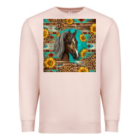 Pale Pink western tennessee horse Premium Sweatshirt - LillyAllenDesigns