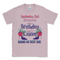 Lilac Womens September Girl Stepping Into My Birthday Classic Tee - Bettercallsaul