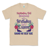 Mushroom Womens September Girl Stepping Into My Birthday Classic Tee - Bettercallsaul