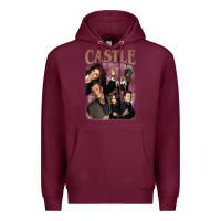 Burgundy castle Premium Hoodie - tuanDangUi