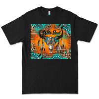 Black wild soul boho bull skull Premium Tee - RanaPortraitStore