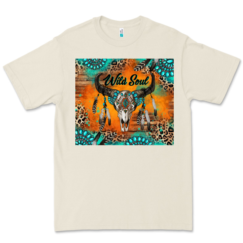 Wild Soul Boho Bull Skull Premium Tee by RanaPortraitStore | Teevron