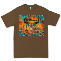 Cacao wild soul boho bull skull Premium Tee - RanaPortraitStore