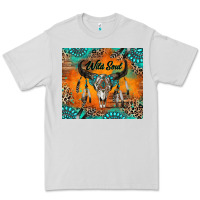 Dove Grey wild soul boho bull skull Premium Tee - RanaPortraitStore