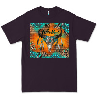 Plum wild soul boho bull skull Premium Tee - RanaPortraitStore