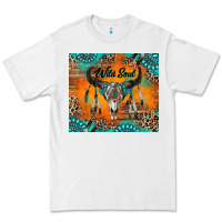 White wild soul boho bull skull Premium Tee - RanaPortraitStore