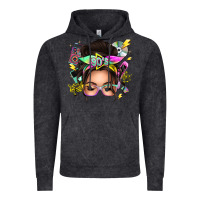 Vintage Black 90s messy bun Vintage Hoodie - texasbilliewilder