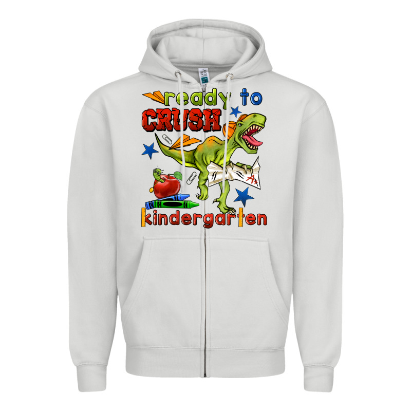 Ready To Crush Kindergarten Zipper Hoodie by BundleAndBundleShop | Teevron