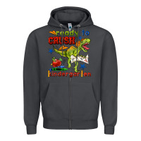 Smoke ready to crush kindergarten Zipper Hoodie - BundleAndBundleShop