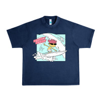 Navy Rocket Power Otto Woogidy Woogidy Surfs Up Urban Heavy Tee - tuanDangUi