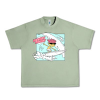 Oil Green Rocket Power Otto Woogidy Woogidy Surfs Up Urban Heavy Tee - tuanDangUi